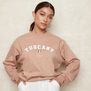 HUXLEY + HARPER Tuscany Italy Travel Collection Sweater New with tags $78 Retail